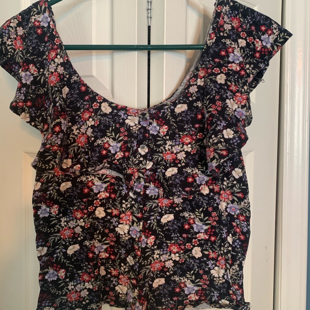 Off the shoulder crop top